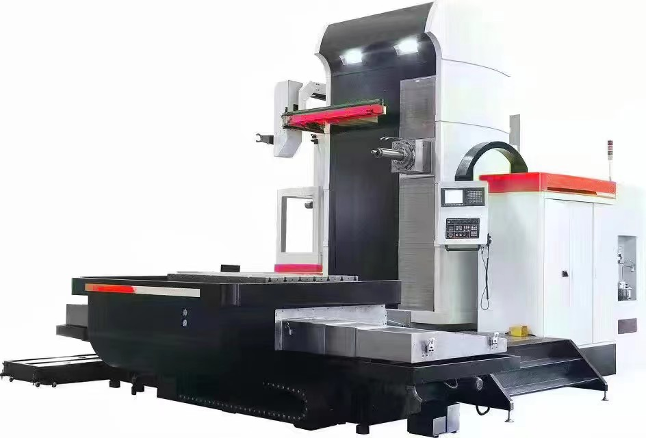 Horizontal boring and milling processing machine